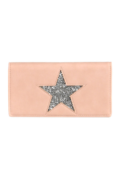 Prostokątny portfel z gwiazdą