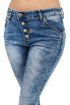 Wąskie jeansy damskie