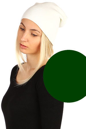 Prosta czapka damska, duży wybór kolorów. Rozmiar: 20-38 cm. 100% akryl