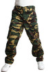 Spodnie męskie z wzorem wojskowym