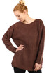 Luźny sweter damski dla kobiet o pełnej figurze