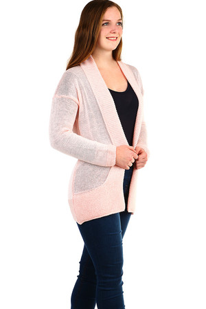 Damski sweter dzianinowy w jednolitym kolorze bez zapięcia. 88% akryl, 12% nylon
