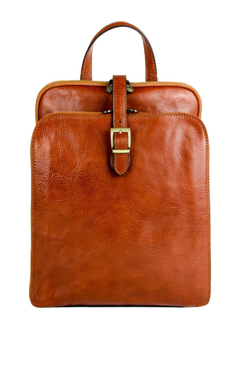Designerski plecak w stylu vintage z prawdziwej skóry premium