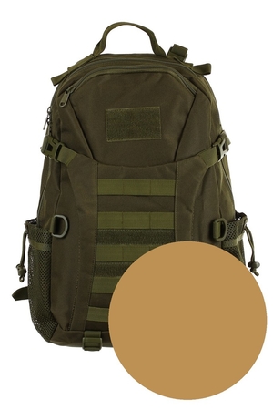 Praktyczny plecak w stylu wojskowym jedna główna komora z zamkiem błyskawicznym można go zmniejszyć lub zwiększyć