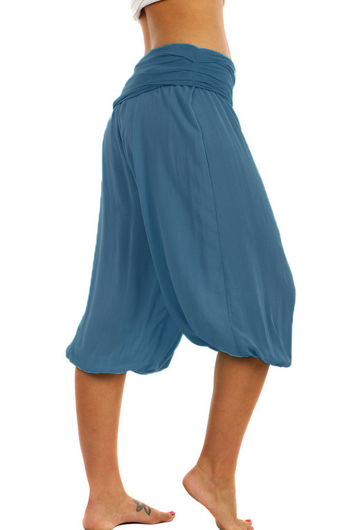 Damskie spodnie haremki z trzema ćwiartkami