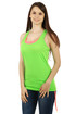 Damska koszulka fitness z bawełny w jednolitym kolorze
