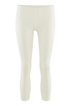 Damskie legginsy sportowe typu cropped niemieckiej marki LIVING CRAFTS wykonane z bawełny organicznej jednokolorowe,