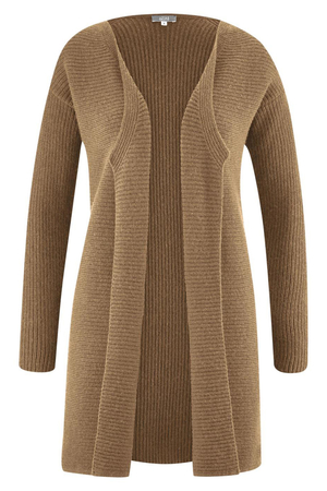 Ciepły sweter damski EKO bez zapięcia z kolekcji mody ekologicznej niemieckiej marki LIVING CRAFTS biomateriały