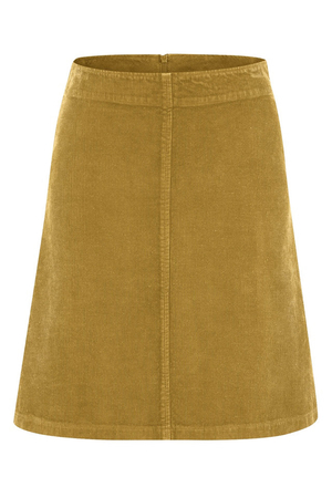 Spódnica z naturalnych konopi i bawełny organicznej z kolekcji zrównoważonej mody niemieckiej marki HempAge.