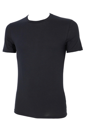 Męski monochromatyczny t-shirt z bawełny organicznej. Wykonana z elastycznej dzianiny z bawełny organicznej krótki rękaw