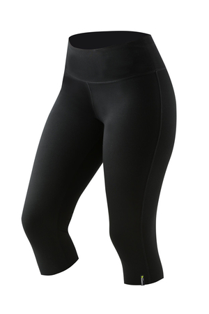 Bambusowe legginsy damskie eko 3/4 czeskiej marki Gina. kolor czarny jednolity jakość wykonania wygodny dla ciała wyższa