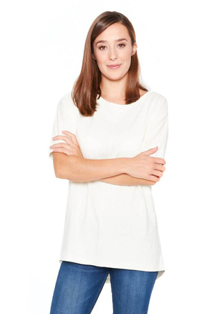 Kobiece EKO Oversizowa koszulka wykonana z naturalnych, zrównoważonych materiałów Niemiecka marka Hempro Bawełna konopna