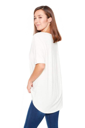Kobiece EKO Oversizowa koszulka wykonana z naturalnych, zrównoważonych materiałów Niemiecka marka Hempro Bawełna konopna