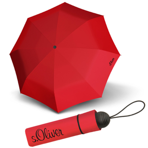 Damska składana parasolka odpowiednia do torebki. Długość złożonej parasolki: 25 cm Średnica dachu parasola: 100 cm