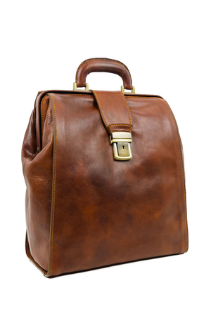 Luksusowy skórzany plecak / torba z wysokiej jakości skóry bydlęcej Vachetta perfekcyjny design wnętrze z wysokiej