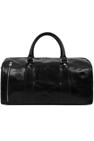 Włoska skórzana torba podróżna z luksusowej serii Premium. Skórzana torba podróżna, która łączy w sobie