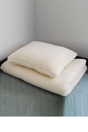 Komfortowa poduszka z wełny merynosów bardzo miękka poduszka poduszka dwustronna ukryte zapięcie na suwak wyjmowany