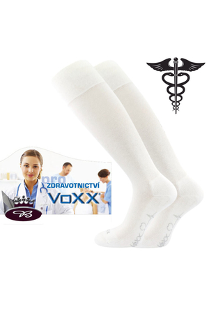 Specjalne medyczne skarpety jednokolorowe marki Voxx nie tylko dla pracowników medycznych Podwójne, wygodne,
