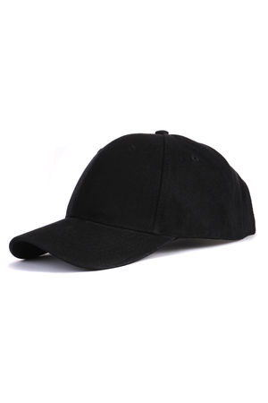 Jednokolorowa czapka w jednym rozmiarze rozmiar regulowany taśmą z tyłu pikowany jednolity kolor bez nadruku Materiał :