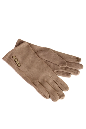 Wąskie rękawiczki damskie: elegancko zdobione guziki dostępne w dwóch rozmiarach wiosna, jesień, zima miły prezent
